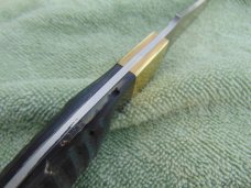 Bear and Sons Cutlery, USA Ram Horn handle fixed blade skinning, hunting knife. Made in the USA!!! Bear and Sons Cutlery, USA Ram Horn handle fixed blade skinning, hunting knife. Made in the USA!!!