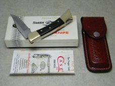 Case XX SS USA 4 Dot (1986) Wood P197 LSSP Shark Tooth Lockback Knife in Box Case XX SS USA 4 Dot (1986) Wood P197 LSSP Shark Tooth Lockback Knife in Box
