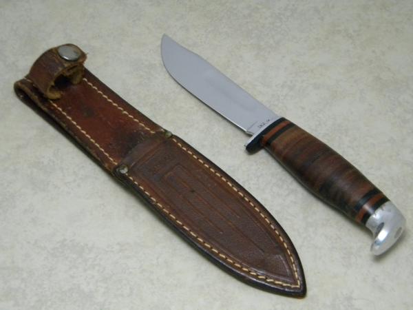 Case XX USA 1965-1969 Stacked Leather 364 SAB Fixed Blade Sheath Knife Case XX USA 1965-1969 Stacked Leather 364 SAB Fixed Blade Sheath Knife