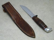 Case XX USA 1965-1969 Stacked Leather 364 SAB Fixed Blade Sheath Knife Case XX USA 1965-1969 Stacked Leather 364 SAB Fixed Blade Sheath Knife