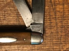 vintage PRIMBLE BELKNAP 7385 stag 3 blade stockman red stag back handle made by CASE would be 5347HP vintage PRIMBLE BELKNAP 7385 stag 3 blade stockman red stag back handle made by CASE would be 5347HP