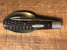 CASE TESTED XX 6452 greenbone hobo slide apart slot knife with spear master blade CASE TESTED XX 6452 greenbone hobo slide apart slot knife with spear master blade