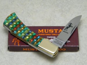 Parker Cut. Co.  Japan Christmas Tree Mustang Lockback Knife in Box