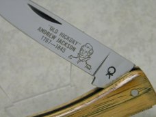 Ontario Knife Co. Old Hickory Andrew Jackson 1767-1845b Lockback Sodbuster Knife in Box Ontario Knife Co. Old Hickory Andrew Jackson 1767-1845b Lockback Sodbuster Knife in Box