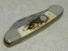 Remington USA Stag Canoe 2002 Wildlife Knife in Box