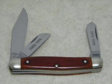 Boker Solingen Germany 1981 LTD. Red Bone "The Collector" Stockman Knife in Box