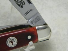 Boker Solingen Germany 1981 LTD. Red Bone "The Collector" Stockman Knife in Box