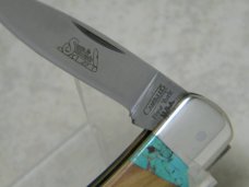 Camillus New York USA Santa Fe Stoneworks Fish Inlay Lockback Knife in Box Camillus New York USA Santa Fe Stoneworks Fish Inlay Lockback Knife in Box