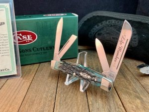 Case Collectors Club 4 Blade Congress in Allegheny Mountain Bone 