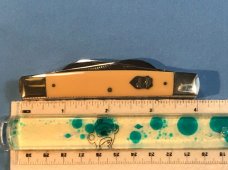 Carl Schlieper / Eye Brand 4 Blade Congress. Model # 60Y -Nice Yellow Handles -Never used or carried Carl Schlieper / Eye Brand 4 Blade Congress. Model # 60Y -Nice Yellow Handles -Never used or carried