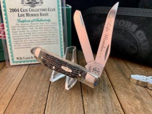 Case Collector’s Club 2004 Tiny Trapper Allegheny Mountain Bone