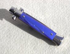 Case XX SS USA 9 Dot (1981) Wood Sidewinder Side Release Lockblade Knife - NIB