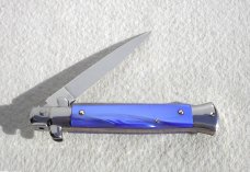 Case XX SS USA 9 Dot (1981) Wood Sidewinder Side Release Lockblade Knife - NIB