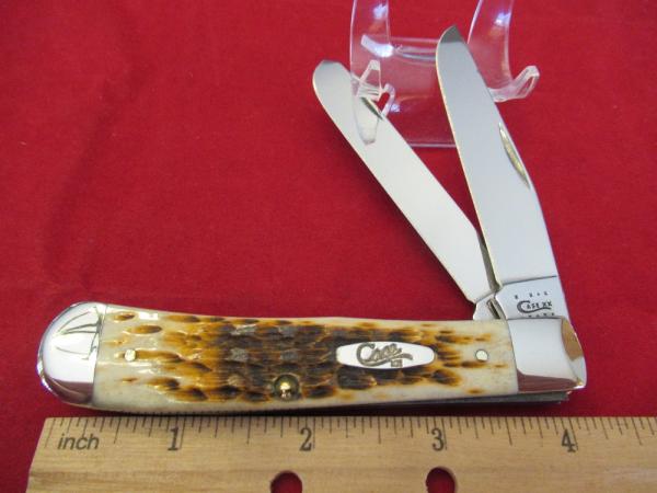 Case XX 2011 Amber Bone Trapper Pattern # 6254 SS Case XX 2011 Amber Bone Trapper Pattern # 6254 SS