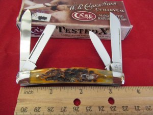Case XX 2000 Autum Bone Small Congress Pattern # 64052