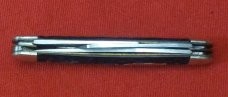 Aerial Cutlery Co. Marinette WIS. Rough Black Equal End Knife c.1912-1950