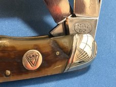Ontario Rat Collectors Series Rail Splitter Stockman w/ Beautiful Rams Horn Handles by Canal Street Ontario Rat Collectors Series Rail Splitter Stockman w/ Beautiful Rams Horn Handles by Canal Street