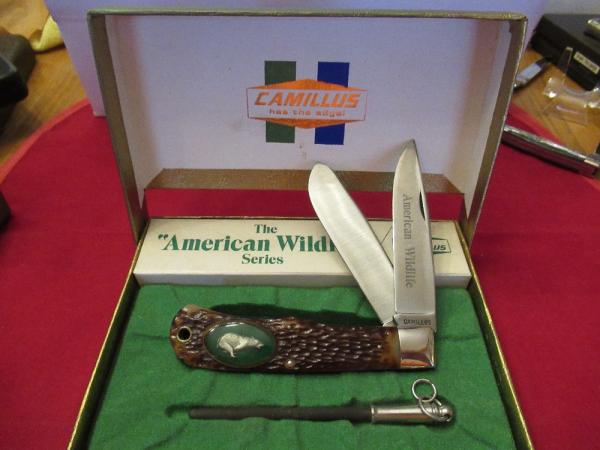 Camillus 1976 Jumbo Trapper 1st Edition  Charging Bear # 10D