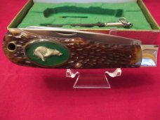 Camillus 1976 Jumbo Trapper 1st Edition  Charging Bear # 10D