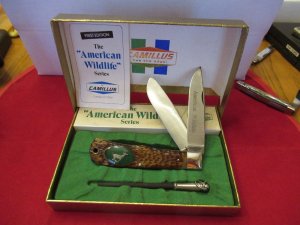 Camillus 1976 Jumbo Trapper 1st Edition The American Wildlife Series 