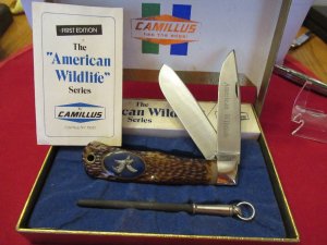Camillus 1976 Jumbo Trapper 1st Edition The American Wildlife Series