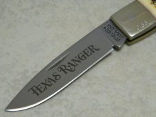 Schrade + USA LTD Texas Ranger Staglon Lockback Knife and Pouch in Box Schrade + USA LTD Texas Ranger Staglon Lockback Knife and Pouch in Box