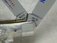 Case XX SS USA 3 Dot (1987) Blue Bone B254 SS Michigan Sesquicentennial Trapper Knife in Box Case XX SS USA 3 Dot (1987) Blue Bone B254 SS Michigan Sesquicentennial Trapper Knife in Box