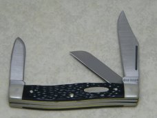 Cold Steel Made in USA by Camillus Carbon V Jigged Black Classic Stockman Knife in Box