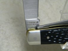 Cold Steel Made in USA by Camillus Carbon V Jigged Black Classic Stockman Knife in Box