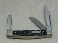 Cold Steel Made in USA by Camillus Carbon V Jigged Black Classic Junior Stockman Knife in Box
