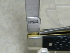 Cold Steel Made in USA by Camillus Carbon V Jigged Black Classic Junior Stockman Knife in Box