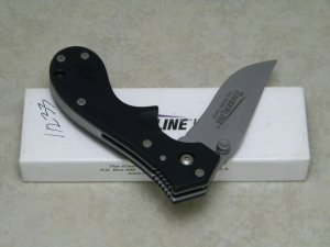 Timberline Knives 11233 Taiwan Kelly Worden Design Plain Edge Thumb Stud Linerlock Knife in Box