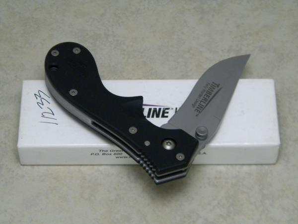 Timberline Knives 11233 Taiwan Kelly Worden Design Plain Edge Thumb Stud Linerlock Knife in Box