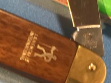 Vintage Henckels International Single Blade Cigar Style Knife with wood'ish or synthetic handle -NOS Vintage Henckels International Single Blade Cigar Style Knife with wood'ish or synthetic handle -NOS