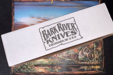 BARK RIVER PUUKKO KNIFE, CMP-3V, Natural Canvas Micarta Handle, NIB