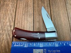 A.G. Russell Lock-back in Rich Deep Sandalwood With ATS-34 Stainless, Seki Japan Made A.G. Russell Lock-back in Rich Deep Sandalwood With ATS-34 Stainless, Seki Japan Made