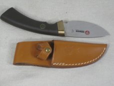 BOKER TREE BRAND ARBOLITO SOLINGEN GERMANY 501 STAINLESS FIXED BLADE SKINNER WITH SHEATH 