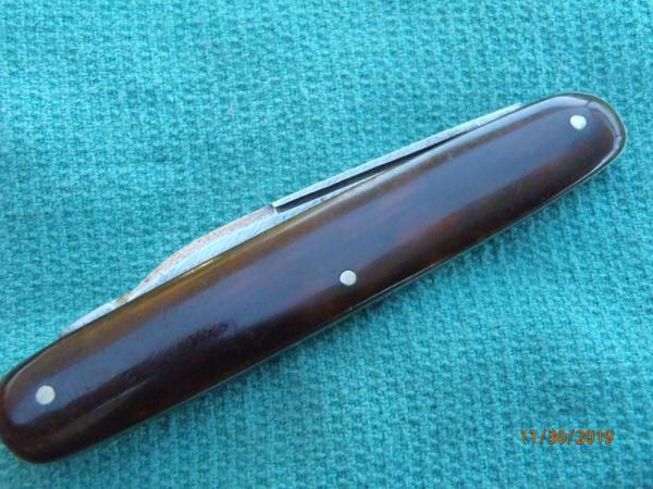New York Knife Co Hammer Brand Tortoise Shell Celluloid