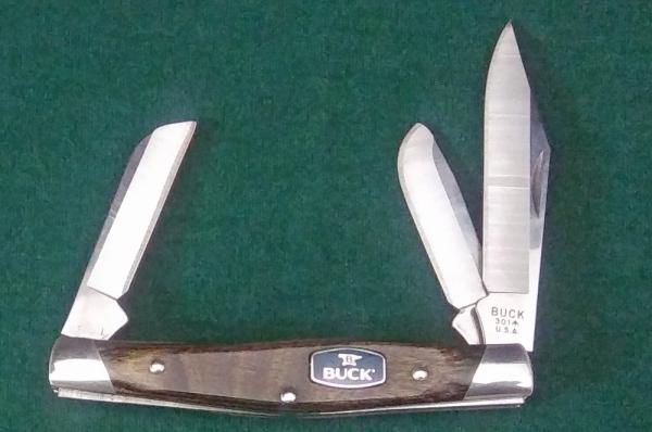 Buck Stockman #301 Dymondwood - Made in USA    *DISCONTINUED PATTERN*