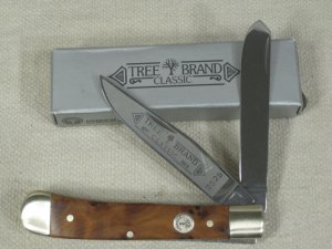 BOKER SOLINGEN GERMANY TREE BRAND CLASSIC 1988 2525 WOOD TRAPPER 