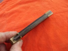 Kabar KA-BAR USA 1189 Stainless Wood & Brass Large Folding Hunter Lockback Knife Kabar KA-BAR USA 1189 Stainless Wood & Brass Large Folding Hunter Lockback Knife
