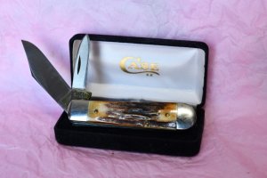 Case  5235 1/2 Stag Tear Drop Jack 9 Dot (1981) LOOK AT THIS ONE!!