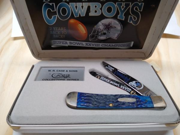 Ltd Edition Dallas Cowboys Superbowl XXVIII Champs Case XX Collectors B6254 SS Ltd Edition Dallas Cowboys Superbowl XXVIII Champs Case XX Collectors B6254 SS