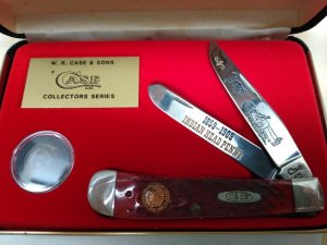 Indian Head Penny Case XX Collectors Knife DR6254 SS