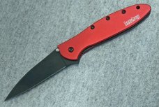 Kershaw Leek #1660 RDBLK – Red 