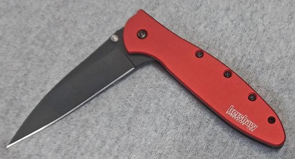 Kershaw Leek #1660 RDBLK – Red 