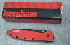 Kershaw Leek #1660 RDBLK – Red 