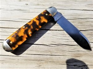 GREAT EASTERN GEC KIFER SFO NORTHFIELD #78 AMERICAN JACK KNIFE TORTOISE SHELL ACRYLIC