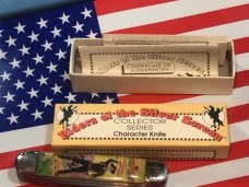 Vintage Camillus 2 Blade Large Cigar Knife w/ Riders of the Silver Screen Handles -Lash LaRUE -NOS Vintage Camillus 2 Blade Large Cigar Knife w/ Riders of the Silver Screen Handles -Lash LaRUE -NOS