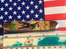 Vintage Camillus 2 Blade Large Cigar Knife w/ Riders of the Silver Screen Handles -Lash LaRUE -NOS Vintage Camillus 2 Blade Large Cigar Knife w/ Riders of the Silver Screen Handles -Lash LaRUE -NOS